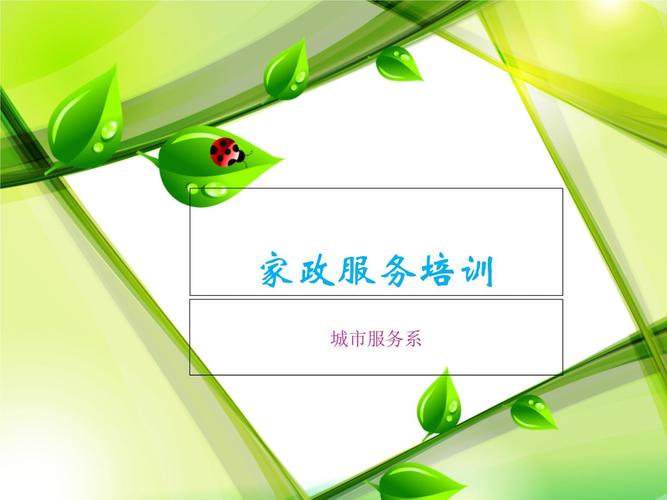 家政服务相关知识课件